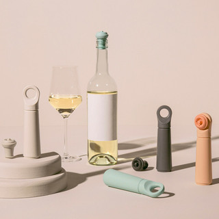 荷蘭《Vacu Vin》Loop抽真空器+酒瓶塞 多款 紅酒塞 紅酒儲存 真空瓶塞 保鮮瓶塞 葡萄酒塞 適洗碗機