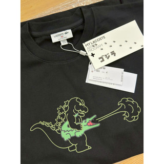日本🇯🇵購入 日本製 Lacoste ラコステ X 哥吉拉 ゴジラ GODZILLA 聯名商品 短T 連帽上衣 現貨
