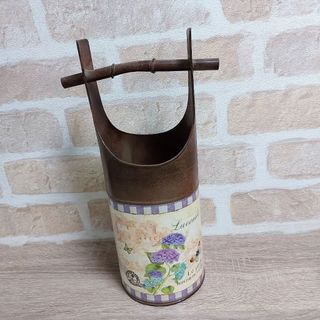 點點蘑菇屋 超低特價 古銅色鐵製花器擺飾 盆栽架 花架 ZAKKA 置物架 花盆飾品 花園盆栽 鄉村風雜貨 台灣現貨