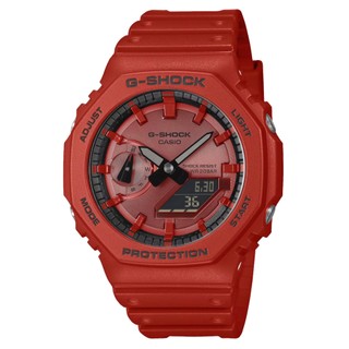 【CASIO】卡西歐 G-SHOCK 大膽鮮豔 紅黑配色 八角形雙顯錶 送禮 禮物 GA-2100RRB-4A