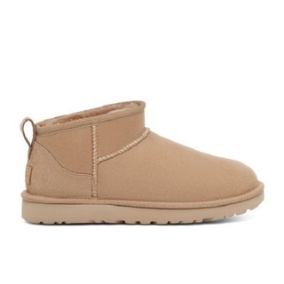 【UGG】女 Classic Ultra Mini 厚羊皮羊毛防潑水透氣保暖雪靴 UG1116109