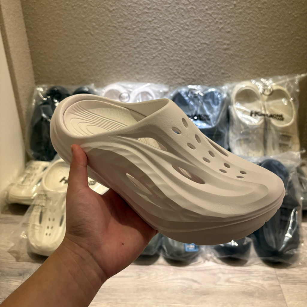 《生活用品》福利品 Hoka Ora Recovery Mule 恢復拖鞋 穆勒鞋 白 香草白 石板灰 黑 小麥色