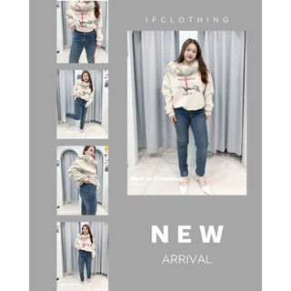 Ifclothing苡芙 版型正常 S-XL 後鬆緊激瘦牛仔褲 長褲 牛仔褲 彈力褲