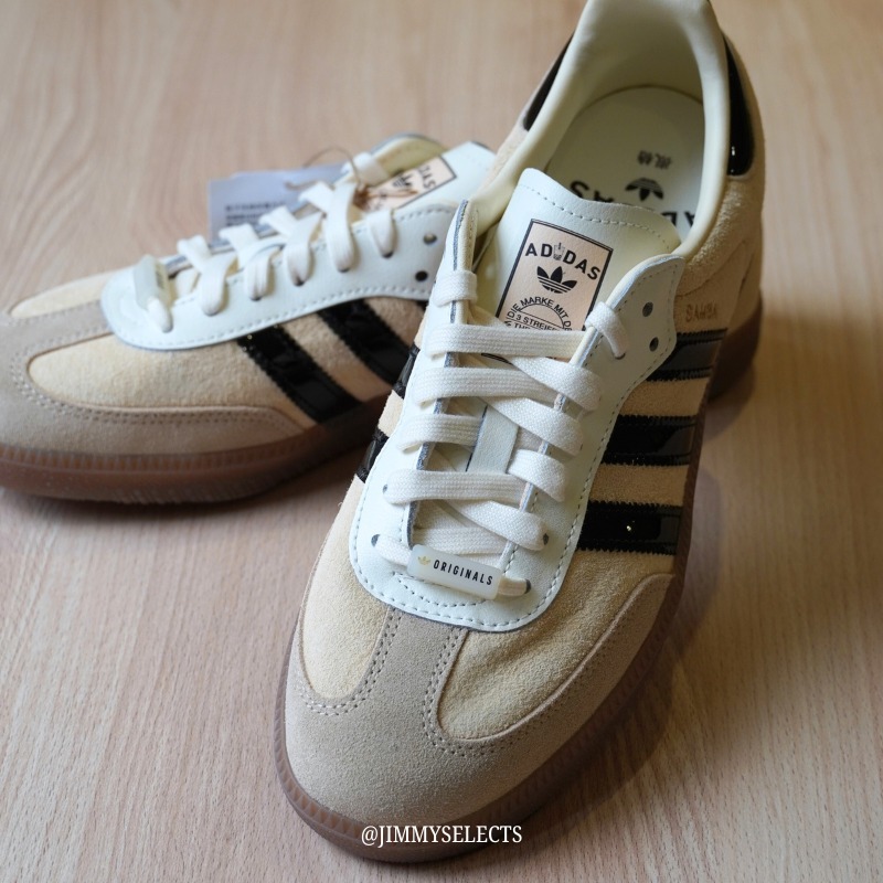 藍田吉米 【現貨】Adidas Originals Samba 台北限定 珍珠奶茶配色 萬波聯名 JP5197｜復古經典