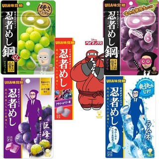 台灣現貨 日本 UHA味覺糖 忍者軟糖 巨峰葡萄 麝香葡萄 UHA忍者 蘇打汽水
