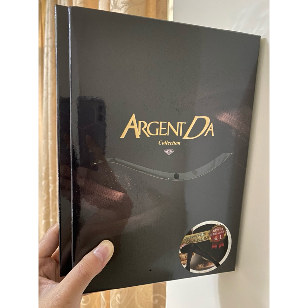 全新 日本ARGENTDA 科技魔塑褲襪 (塑腿襪) 黑色