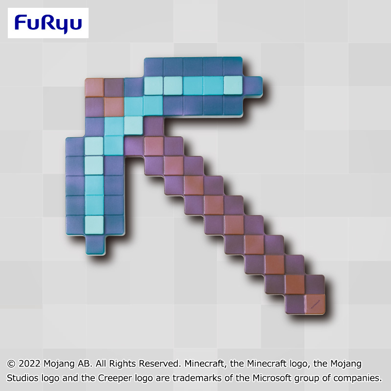 🔥鹿本🔥全新 日版 景品 FuRyu Minecraft 麥塊 當個創世神 鑽石鎬 附魔Ver. 公仔 模型