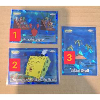 海綿寶寶 蝦霸 環礁 卡片 比奇堡 居民 2025 Topps Chrome 週年 SpongeBob 金屬 卡包 閃卡
