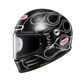 SHOEI GLAMSTER BLAST TC-5 樂高帽 復古帽 全罩安全帽 安全帽 黑色 2026新款 火焰彩繪