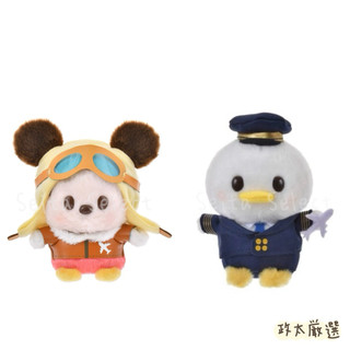 【🔥】日本 東京 迪士尼 空港限定 豆豆眼 玩偶 飛行員米奇 唐老鴨機長 日本購入 空運寄回✈️