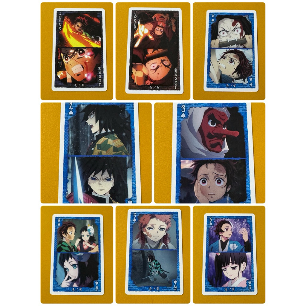 Ensky 【鬼滅の刃 】壱ノ型撲克牌♠️ 竈門炭治郎。竈門禰󠄀豆子。冨岡義勇。鱗滝左近次。真菰。錆兔。栗花落カナヲ