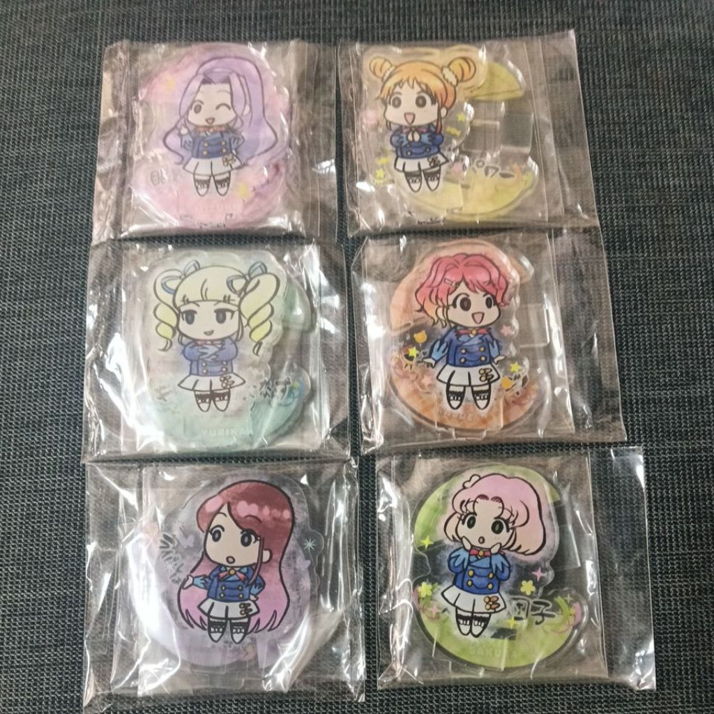 偶像學園立牌 正品星宮莓、美月、大空明里、霧矢葵、百合華立牌