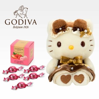 4165 吾人智販 日本 Godiva 2026 聯名系列 公仔 玩偶 KITTY 吊飾 美樂蒂 酷洛米 禮盒 山本海苔