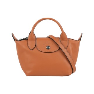 LONGCHAMP LE PLIAGE XTRA 牛皮迷你二用折疊包(腰果色)