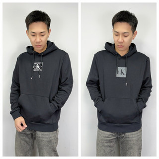 【New START精品服飾-員林】現貨 Calvin Klein CK 方塊字母Logo 內刷毛 帽T 長袖上衣