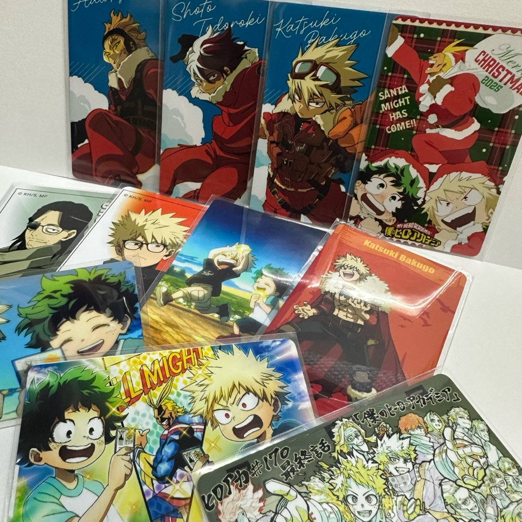 【漫漫時光☆】我的英雄學院 小卡 pvc  綠谷 爆豪 轟 歐爾麥特 相澤 霍克斯 拍立得 明信片（台灣出貨）