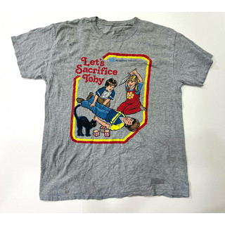Let's Sacrifice Toby 惡搞復古短袖T恤 古著 vintage /toprock vintage