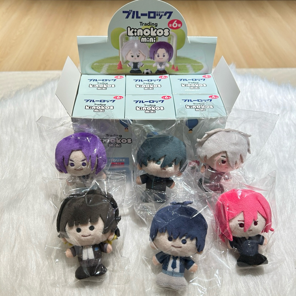 [正版][藍色監獄]潔世一 蜂樂廻 千切豹馬 糸師凜 凪誠士郎-KINOKOS mini迷你蘑菇娃（盲抽確認款）