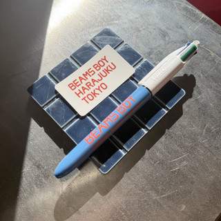 【野口嘉】BEAMS BOY x BIC 原子筆 四色筆 多色筆 法國製 東京原宿限定 附限量貼紙