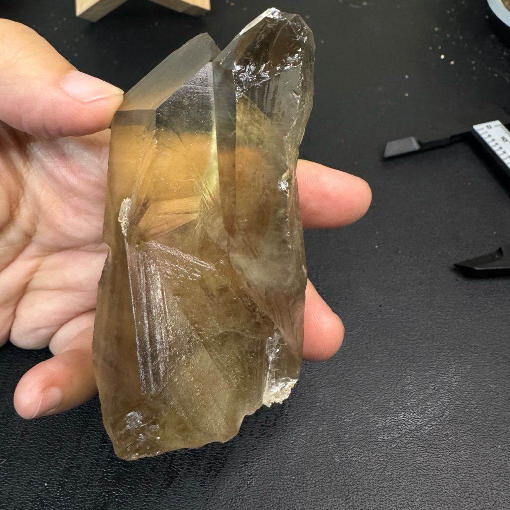 C282黃水晶 天然水晶 原礦 擺件 淨化手串