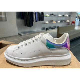 Alexander McQueen 絢彩尾 小白鞋 大概us10.5 二手 有防塵袋 狀況普通 裸鞋便宜賣