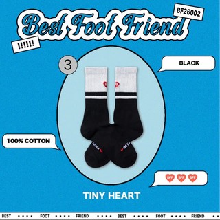 BEST FOOT FRIEND /BFF襪 Tiny Heart_小心心刺繡長襪【PS中壢】