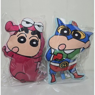 ♡袋裝快速出貨♡全新雷標 小新抱枕 超人裝／鱷魚阿山裝抱枕35公分 靠枕 新年禮物生日禮物