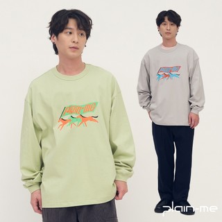 plain-me [馬到成功] 新年 圖TEE 大學t 長袖 長Tee [PLN0146-261]