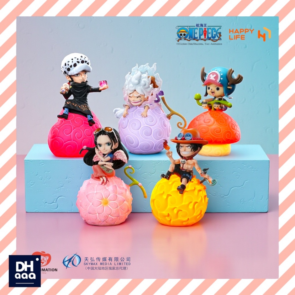 正版授權 HAPPY LIFE《航》惡魔果實 系列 海賊王 聲控小夜燈 夜燈 海賊王 艾斯 魯夫 喬巴 羅賓 集美殿堂