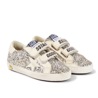 二手Golden Goose Kids復古亮片皮革運動鞋(原價NT$14545)