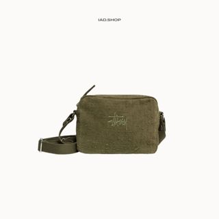 [IAD SHOP]STUSSY 側背小包 台灣 正品 中原 店面 CANVAS SIDE POUCH 現貨 水洗