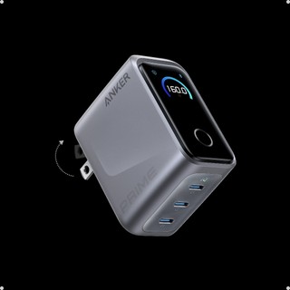 Anker Prime Charger (160W, 3 Ports, Smart Display)