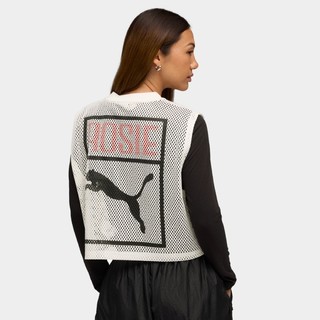 PUMA 背心 ROSE 流行系列 ROSE 網布 休閒背心 白粉 女 63380477