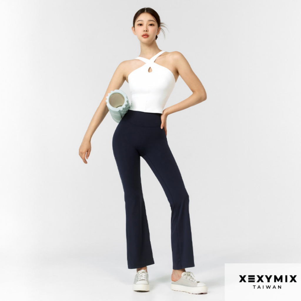 XEXYMIX 黑標 Power Rise 靴型喇叭褲(短款) XWFLG13J3 共10色 運動褲 LG13J3