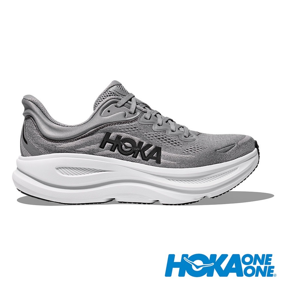 【HOKA】男Bondi 9 X-Wide路跑鞋(4E超寬楦)『銀河灰/星球灰』1162015
