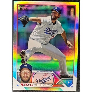 棒球 球員卡 Clayton Kershaw 2023 Topps Rainbow Foil 亮面