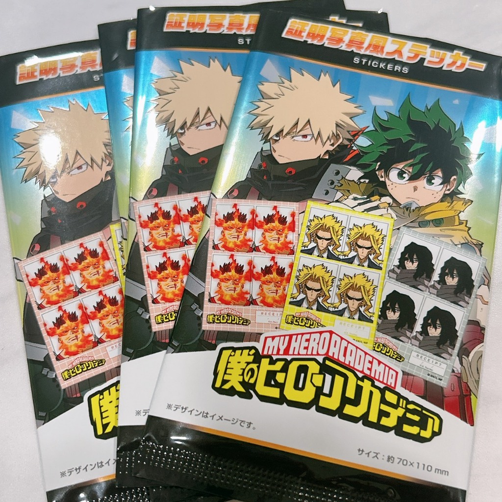 11月補貨!! ✨日本正版現貨✨我的英雄學院盲包貼紙 證件照 綠谷出久 爆豪 歐爾麥特 相澤消太 死柄木 荼毘