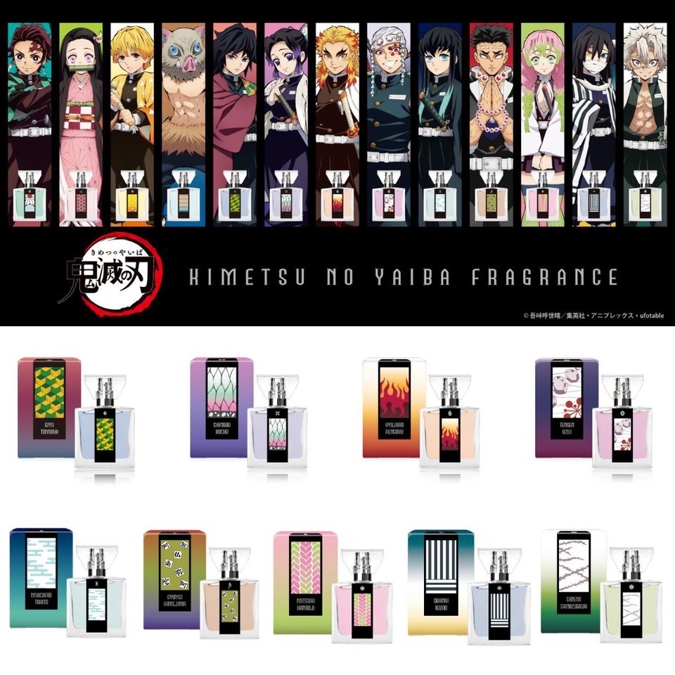 【睦睦代購】預購日版 鬼滅之刃 復刻版 香水 猗窩座 胡蝶忍 炭治郎 時透無一郎 煉獄杏壽郎 禰豆子 富岡義勇