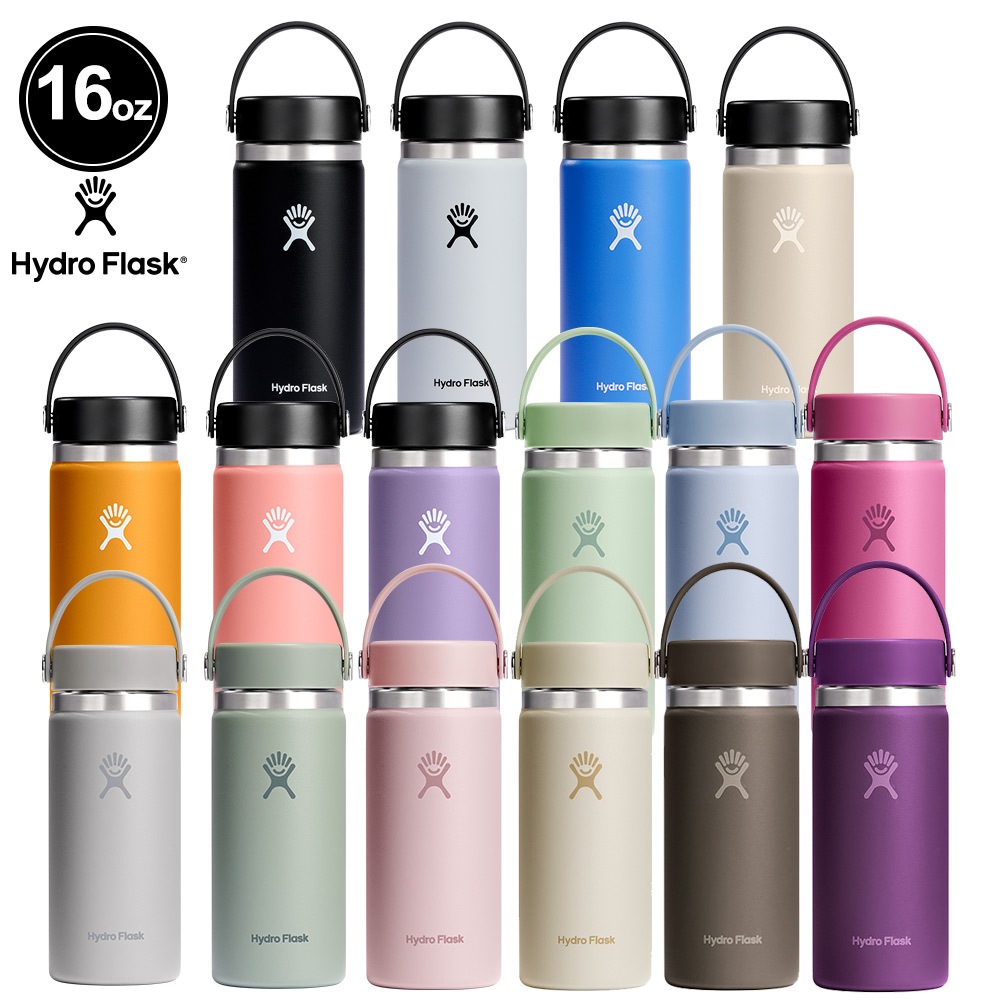 【Hydro Flask】16oz/473ml 寬口 提環 保溫瓶