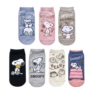 SNOOPY 史努比直版襪【佳瑪】短襪 卡通短襪 親子款 可愛 船襪 隱形