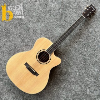 【反拍樂器】NEOWOOD OM-1C 40吋 雲杉木 缺角 合板木吉他 附琴袋 公司貨
