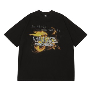 【OTIS】『現貨24H』FIRE 火焰 TEE 短袖 寬鬆 Vintage 落肩 美式 街頭 OT165