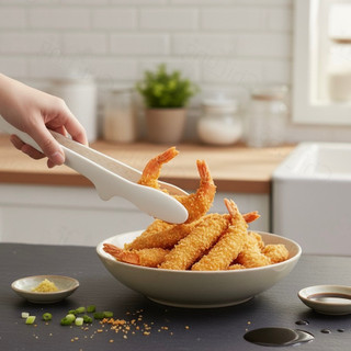 【騎龍矽膠】矽膠料理夾-含支架 全包一體式 食物夾 矽膠夾 防燙夾 燒烤夾 烤肉夾 火鍋夾 萬用夾 不沾鍋夾 不鏽鋼夾