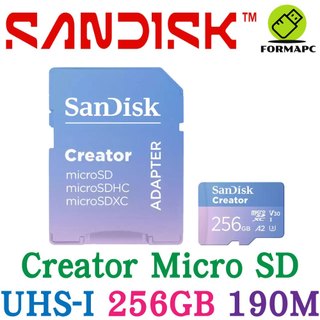 SanDisk CREATOR MicroSD UHS-I 256G 256GB microsdxc A2 U3 記憶卡