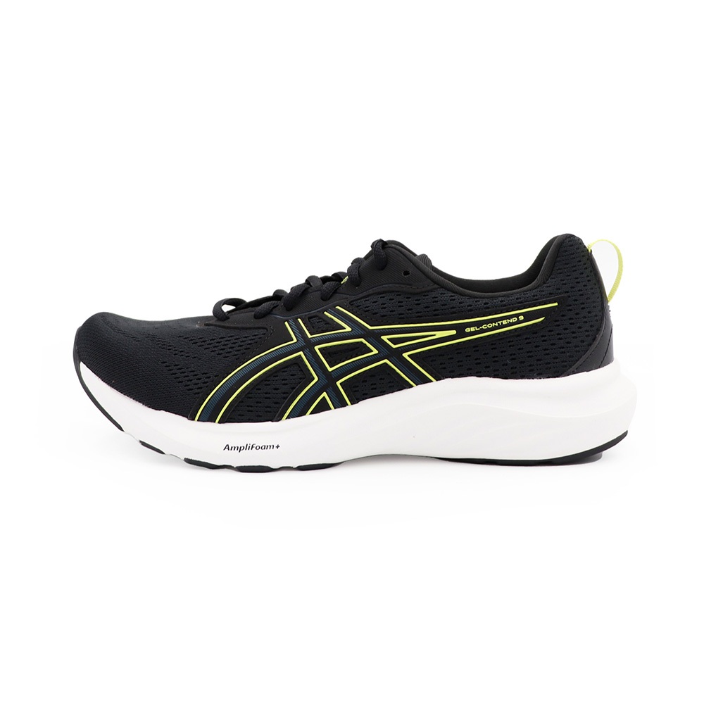 ASICS GEL-CONTEND 9 4E 黑黃 休閒 運動鞋 男款 B6423【新竹皇家1011B882-005】