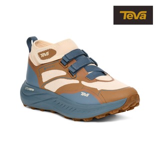 【TEVA】女跑鞋 中筒 防水 越野跑鞋/登山鞋/健行鞋 Trailwinder Mid GTX-雲霜藍 原廠