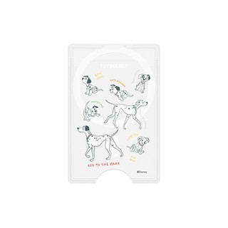 【TOYSELECT】Disney Cats And Dogs-101忠狗款散步亂花MagSafe磁吸卡片夾