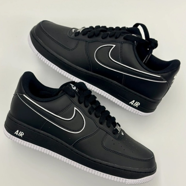 帝安諾-實體店面 Nike Air Force 1 Low '07 空軍一號 休閒鞋 厚底增高鞋黑 DV0788-002