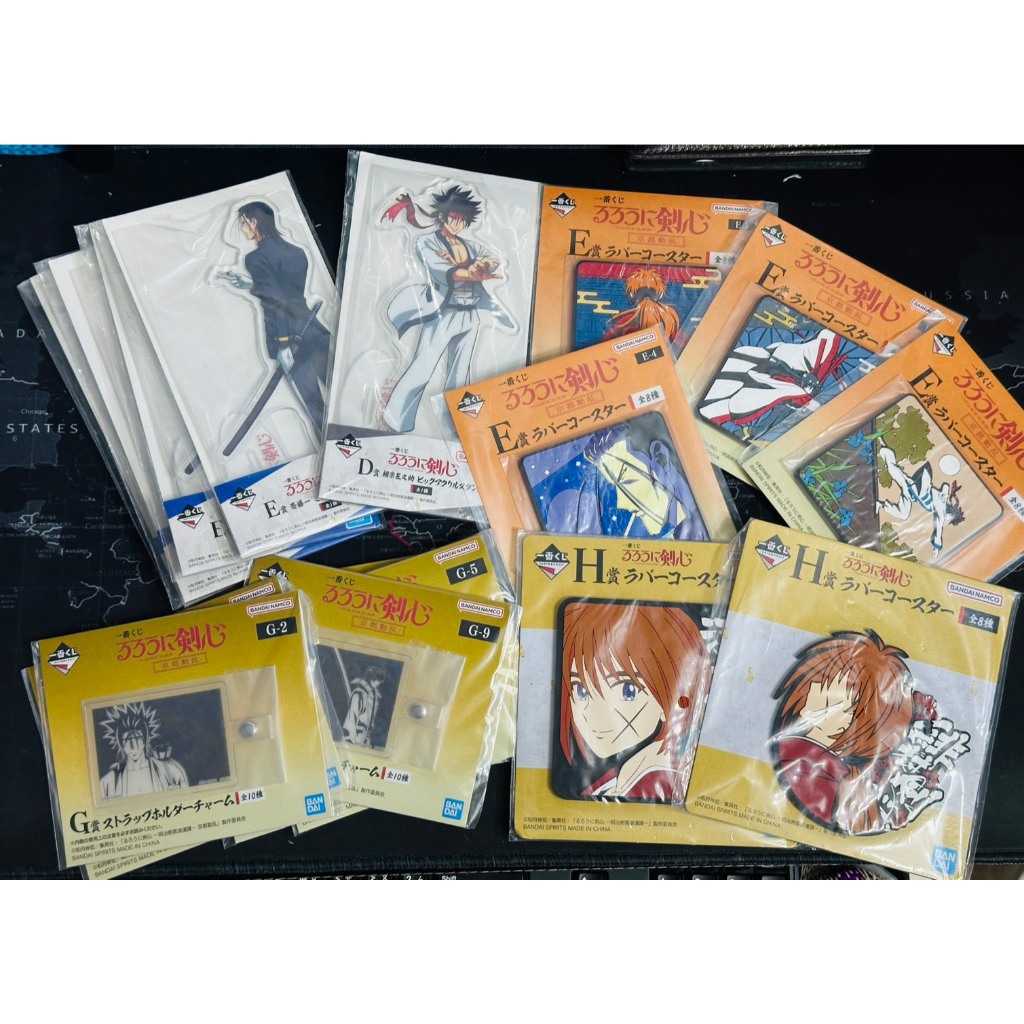 『挖寶區』一番賞  劍心 神劍闖江湖 D賞 左之助 E賞 齋藤一 立牌