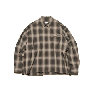25AW SOPHNET HIGH-TWIST OMBRE CHECK ZIP BLOUSON 全新正品 SOPH
